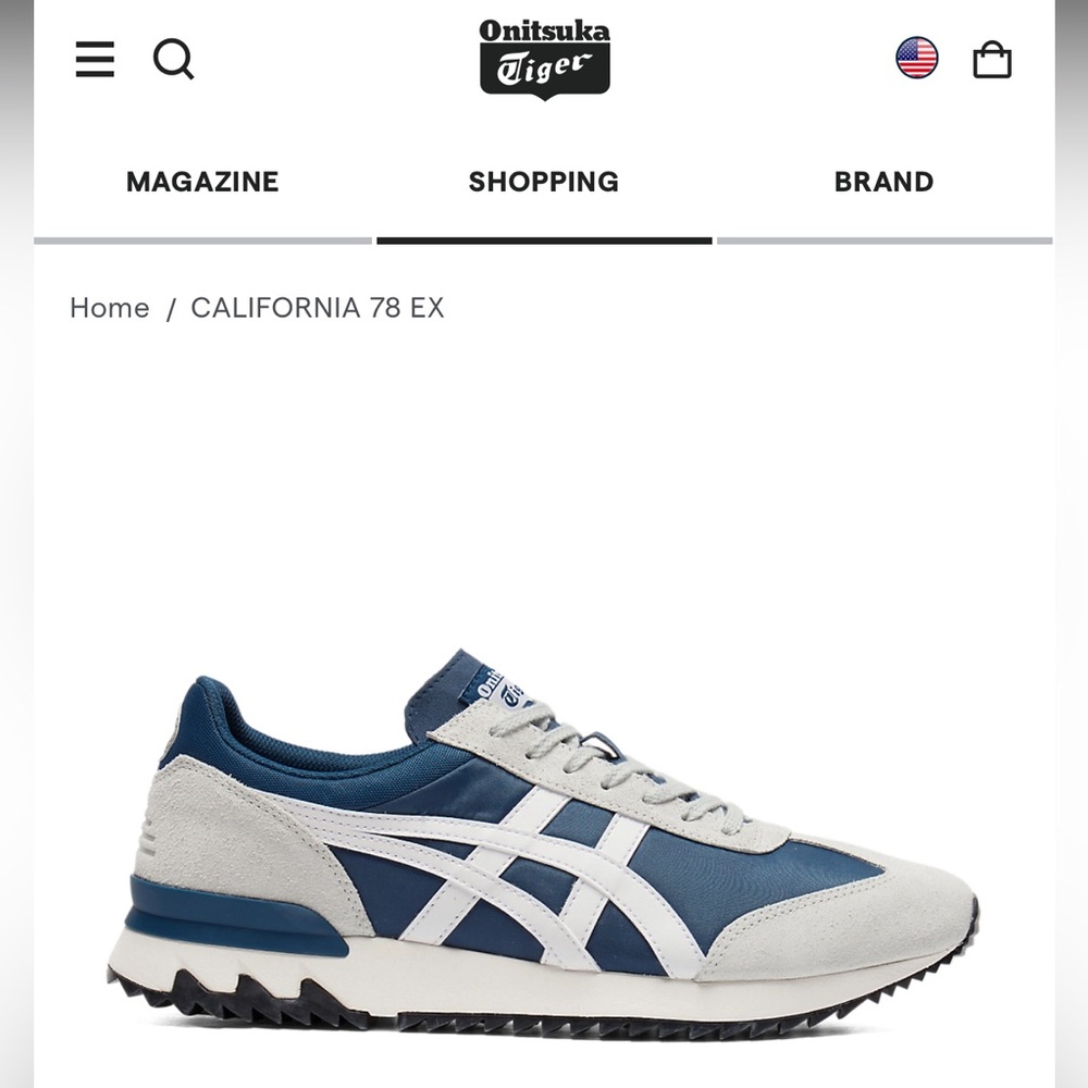 NEW Onitsuka Tiger, California 78 EX, US 10.5/UK 9.5